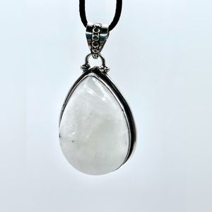 White Moonstone Pendant 2”